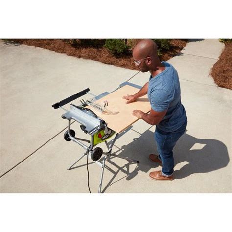 Ryobi Rts22 10 In Table Saw With Rolling Stand Ebay
