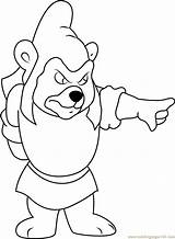 Gummy Coloring Bears Pages Gummi Adventures Cartoon Coloringpages101 Color Disney sketch template