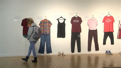 ‘what were you wearing exhibit aims to bust myths about sexual assault