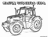 Tracteur Imprimer Colorie Farming sketch template