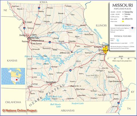 map   state  mississippi  major cities  roads