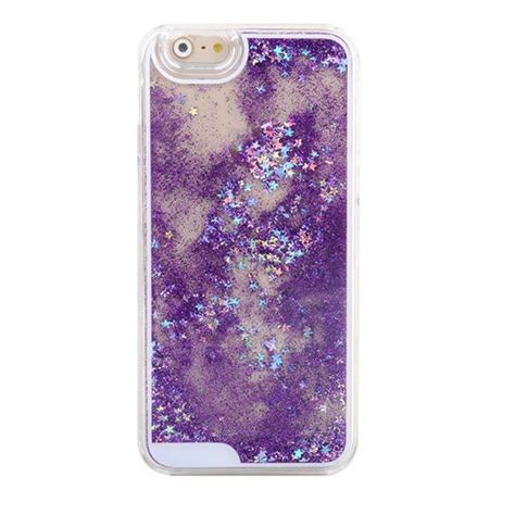 falling stars liquid glitter  bling case cover  iphone  purple futurocks