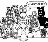 Fnaf Coloring Pages Animatronics Nights Five Naf Freddy Sister Location Funny Bonnie Withered Do Thread Chica Freddys Fan Meme Template sketch template