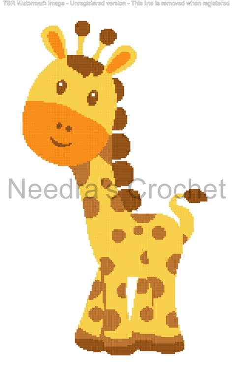 baby giraffe graph etsy