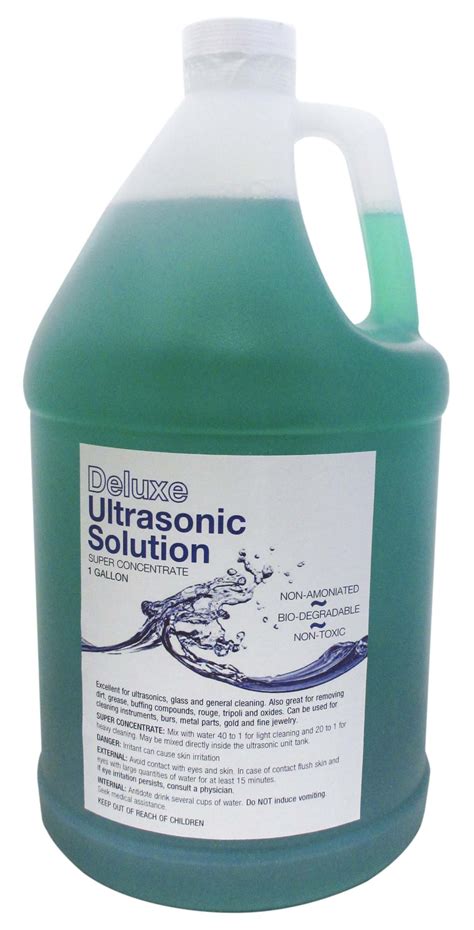 biodegradable  ammoniated ultrasonic cleaner solution deluxe  gallon ebay