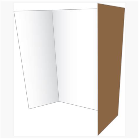 whitekraft tri fold project board  case theroyalstore