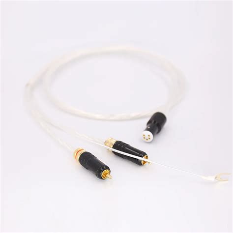 mpiece hifi audio cable  pin din rca phono turntables analog cable  aliexpress