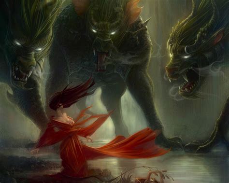 Giant Werewolves Attacking Girl In Red I Have A Story