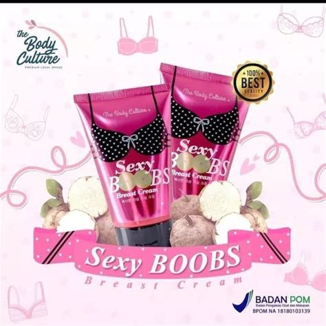 jual noona sexy boobs breast cream by the body culture pengencang