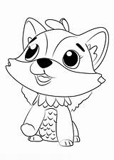 Hatchimals Coloring Pages Fox Polar Hatchimal Printable Kids Print Draw Animal Drawing Color Books Search Bettercoloring sketch template