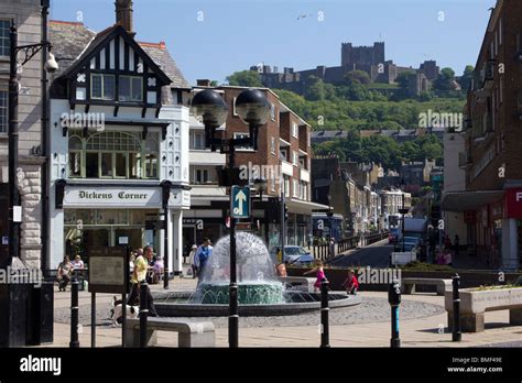 dover town centre kent england uk gb stock photo royalty  image