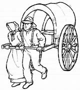 Pioneer Coloring Pages Drawing Lds Etsy Pioneers Clipartmag sketch template