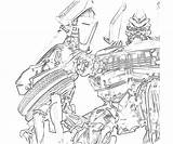 Transformers Cybertron Jetfire Coloring Decepticon sketch template