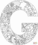 Coloring Letter Pages Printable Alphabet Plants Letters Color Sheets Colouring Adult Supercoloring Sheet Kids Bubble Drawing Print Animals Abc Nature sketch template
