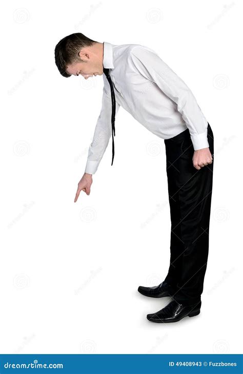 business man pointing  stock image image  confident
