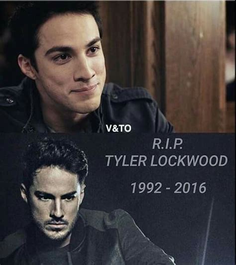 Tvd Rip Tyler Lockwood Vampire Diaries Cast Vampire
