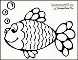 Fish Rainbow Template Coloring Comments Printable sketch template