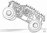 Coloring Monster Truck Max Print sketch template