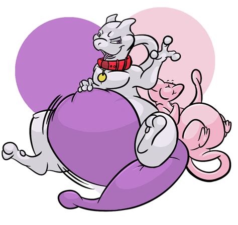 Mew And Mewtwo By Puffed Up On Deviantart