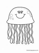 Jellyfish Coloring Pages Fish Kids Drawing Clipart Color Preschool Realistic Print Printable Popular Craft Getdrawings Collection Library Mesmerizing Crafts Beauty sketch template
