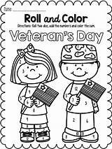 Veterans Kindergarten Color November Roll Pay Worksheets Teachers Math Kids Teacher Veteran Engage Lessons sketch template