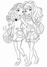 Lego Friends Sisters Coloring Pages Print Girls Coloringtop sketch template