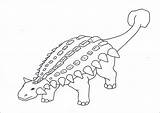 Coloring Dinosaur Pages Dinosaurs Ankylosaurus Template Colouring Color Outline Sheets Name Printable Templates Dino Choose Board Types Facts Visit Kids sketch template