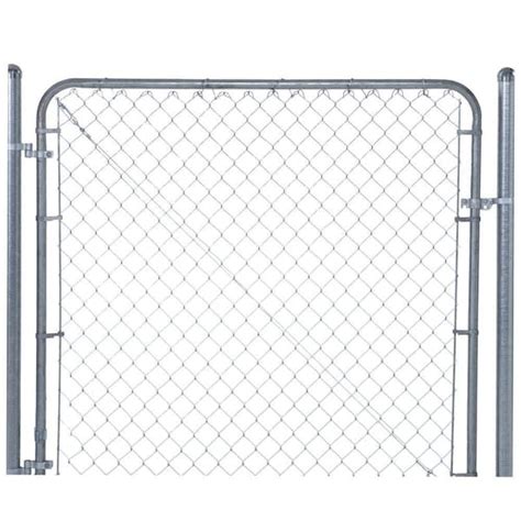 everbilt 6 ft w x 4 ft h metal expandable galvanized chain link fence