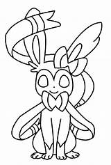 Sylveon Coloring Pages Pokemon Printable Line Eevee Cute Sheet Drawing Colouring Evolutions Print Color Kids Deviantart Favourites Add Getdrawings Sheets sketch template