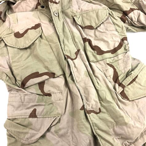 usgi m65 field jacket 3 color desert camo [genuine issue]