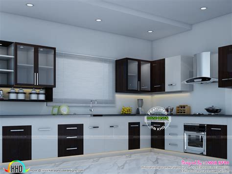 modular kitchen kerala kerala home design  floor plans  houses