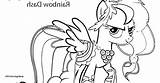 Rainbow Coloring Dash Pages Getdrawings sketch template