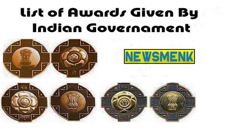 awards    government  india list indian government awards categories