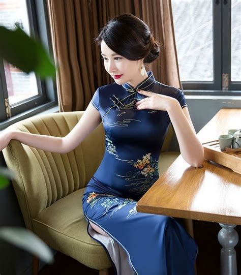 pin en cheongsam mandarin gown 旗袍