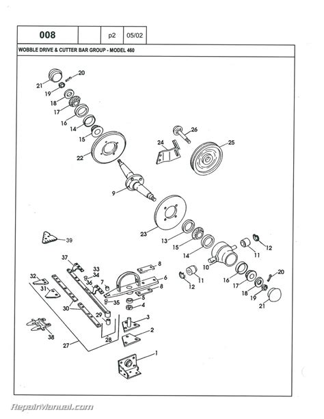 holland haybine parts diagram