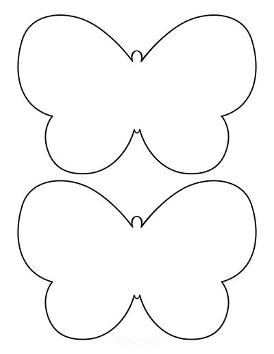 printable butterfly templates outlines