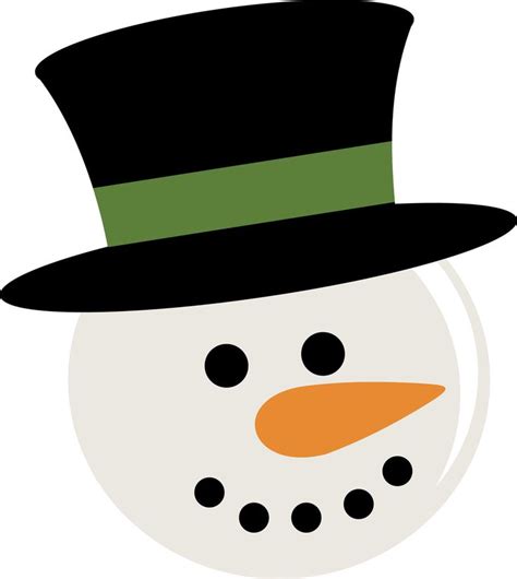 snowman face clip art clipart