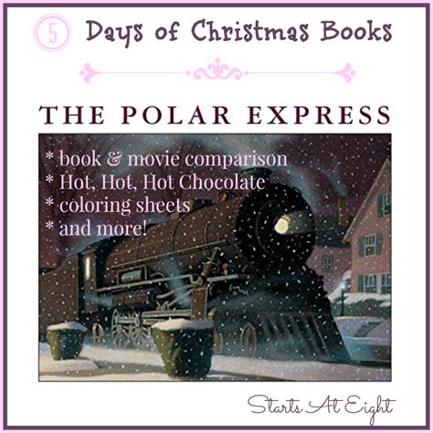 days  christmas books  polar express startsateight