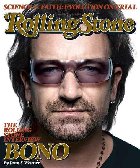pin  deborah vargas  papelcouche bono rolling stone magazine cover bono
