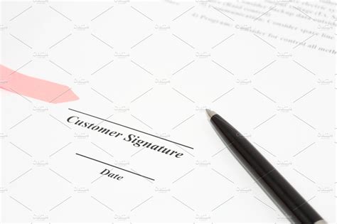 sign document business  creative market