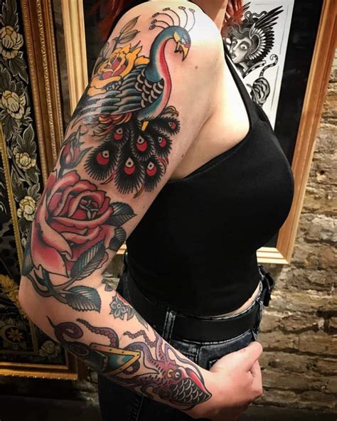 60 Amazing Sleeve Tattoos For Women [2024 Inspiration Guide]