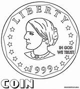 Coin Anthony Coloring Pages Susan Drawing Printable Kids Getdrawings Print sketch template