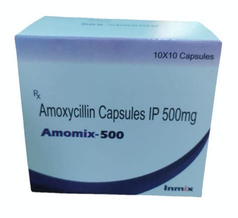500mg Amoxicillin Capsule Ip At Rs 75 Box Almox Amoxicillin Capsule