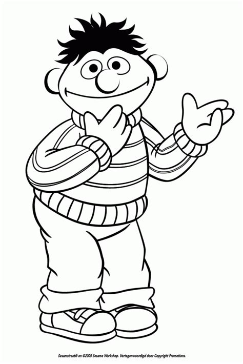 bert pages coloring pages