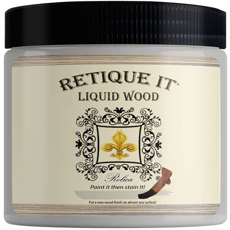 retique  retq lw bleachedwood liquid oz pint bleached wood