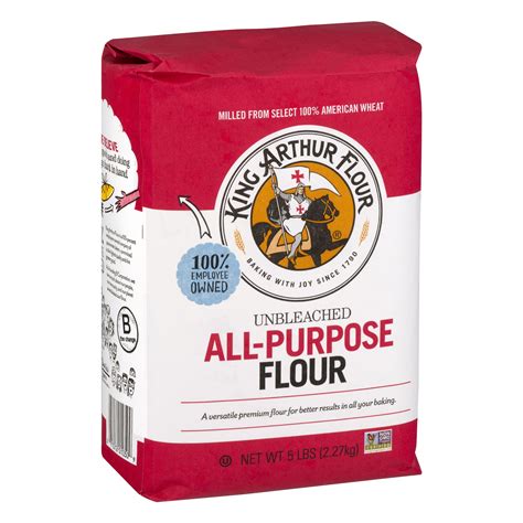 packs  king arthur flour unbleached  purpose flour  lb bag