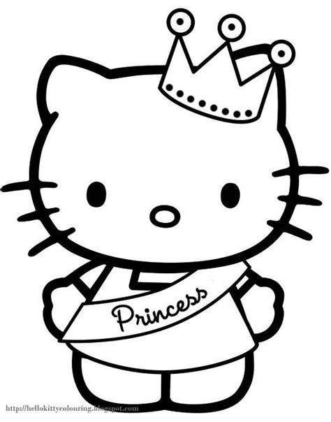 kitty coloring pages  printable pictures coloring pages