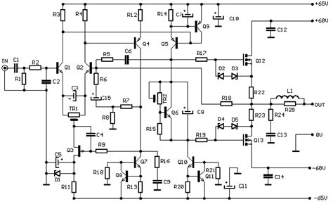 audio amplifier based fet amplifier circuit design