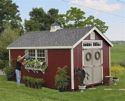Amish Made Colonial Williamsburg Garden Shed Kit Shedkits