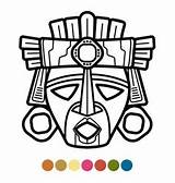 Mayan Mayas Mascaras Aztecas Aztec Demons Figuras Sleeve Prehispanicos Tatuajes Música Dioses Líneas Diseños Teepublic sketch template